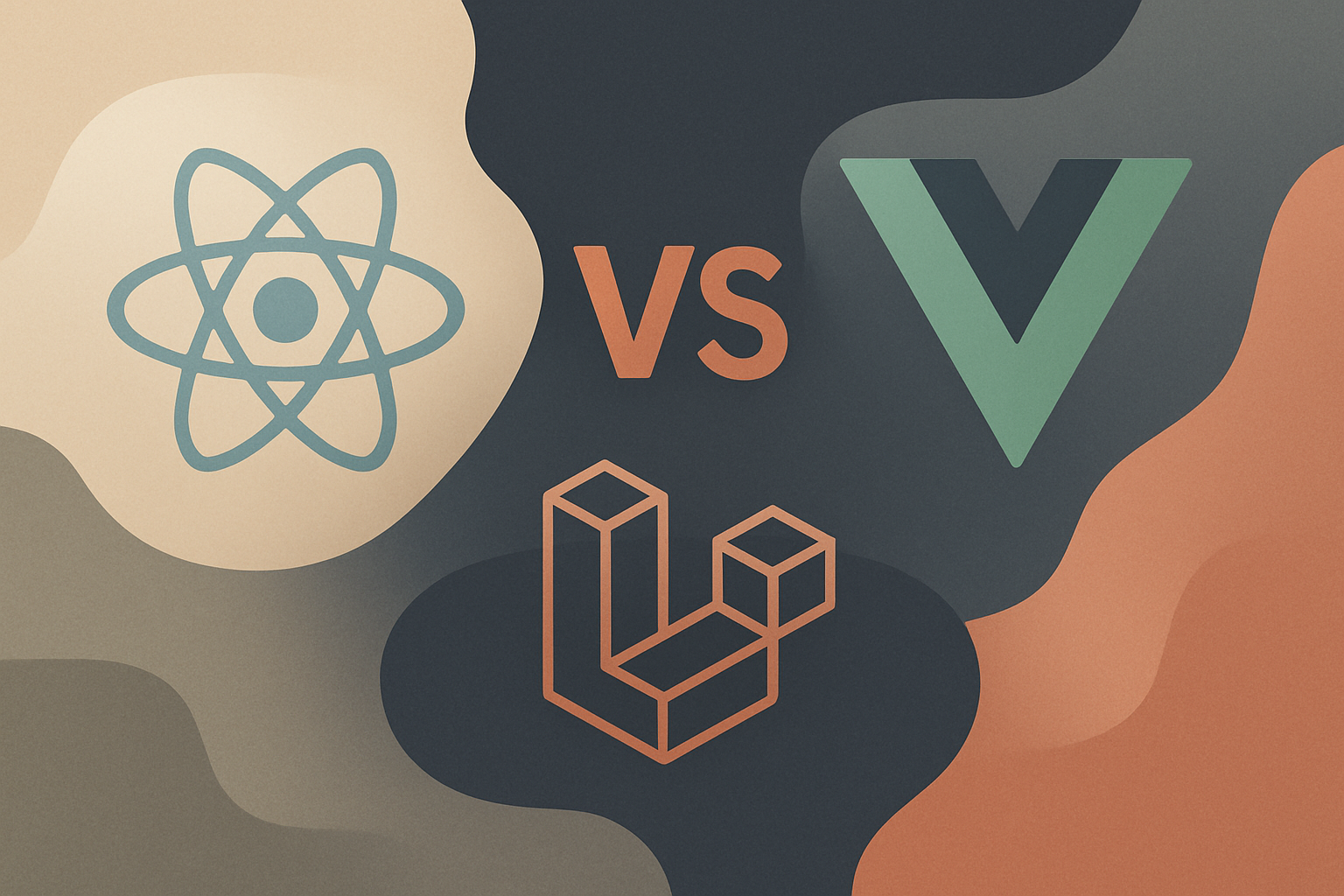 React and Vue frameworks with Laravel integration
