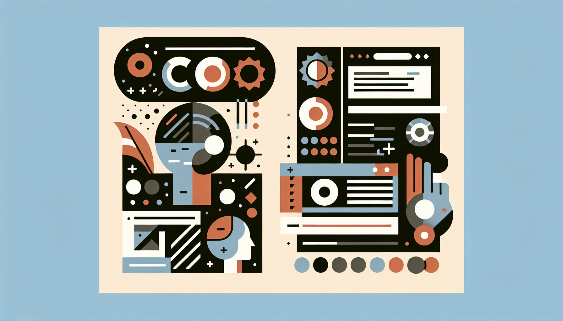 Illustration of schema markup in web development