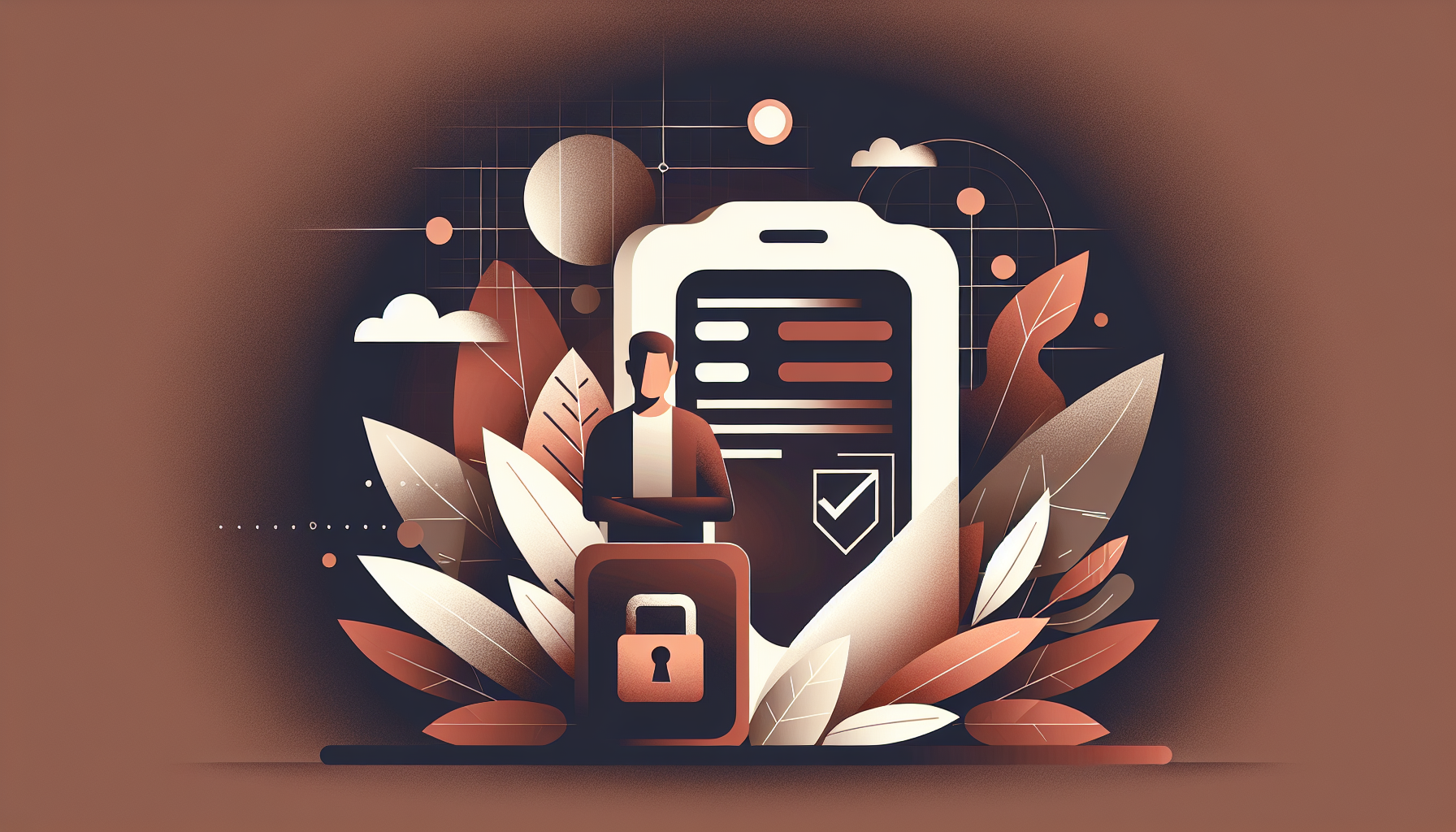 Secure Laravel application illustration