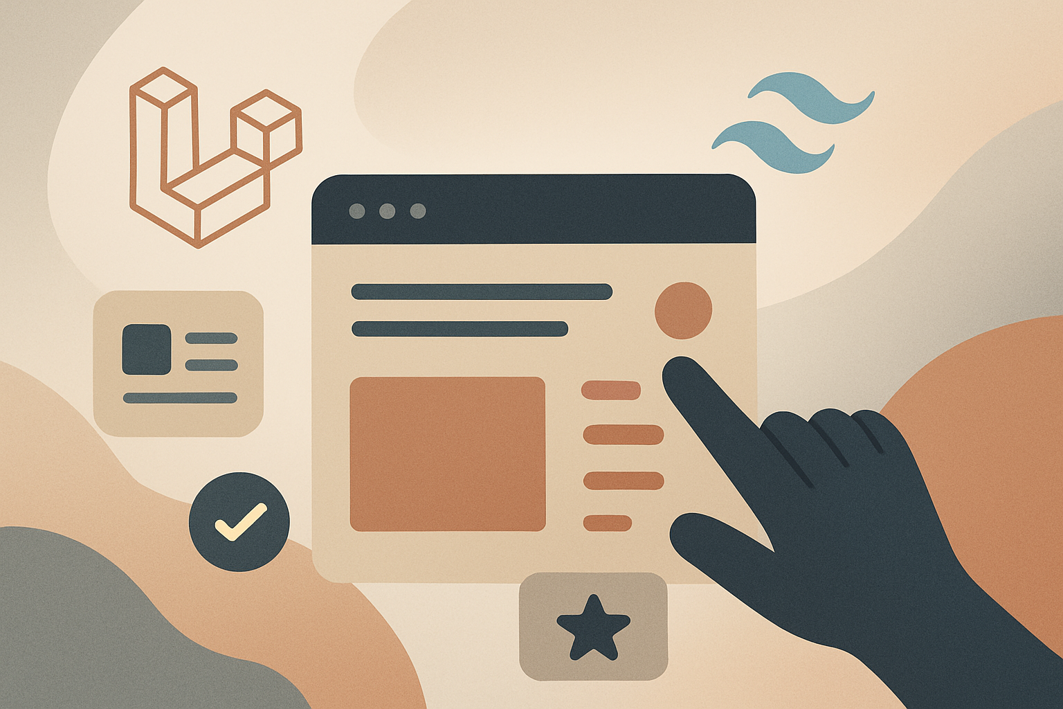 UI/UX enhancements for Laravel sites using Tailwind CSS