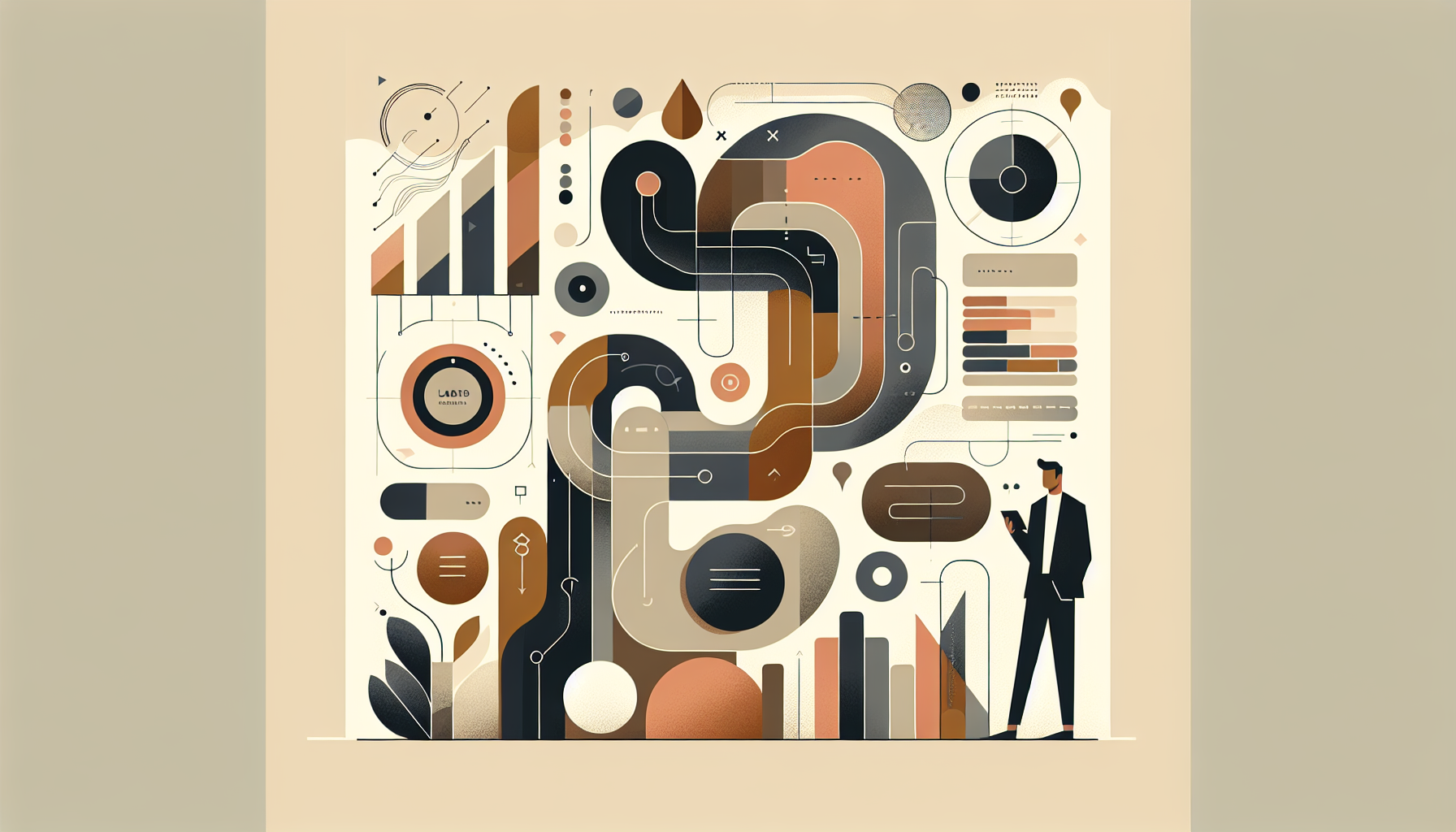 Illustration of emerging UI/UX trends in web development